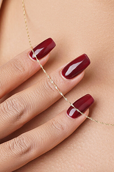 Fiyonk Kuyumculuk 14 Ayar Altın Baby Singapur Zincir Kolye 0.75 mm - Günlük Şıklığın Anlamlı Hali