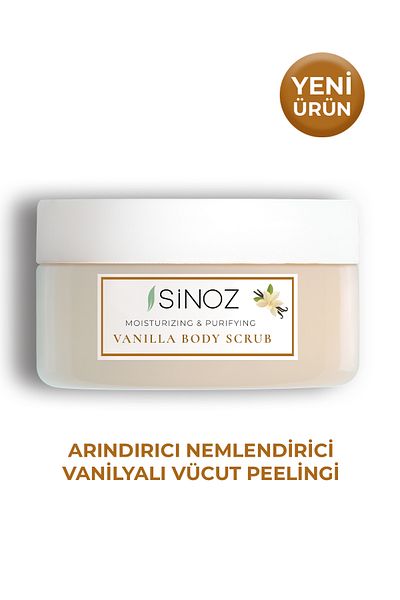 SİNOZ Body Scrub Nourishing Purifying Moisturizing Vanilla Body Peeling 300 Gr