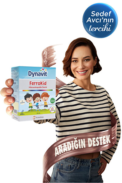 Dynavit Ferrokid Damla (Iron) 30mL - Çocuklar için Şekersiz Mikroenkapsüle Demir