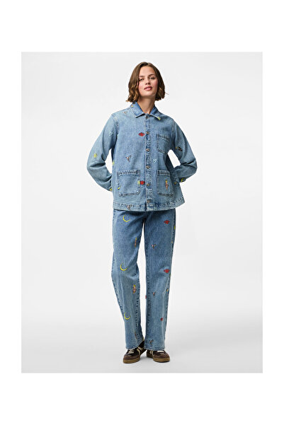 PIECES Džínová bunda PCJIDI LS MPA BC