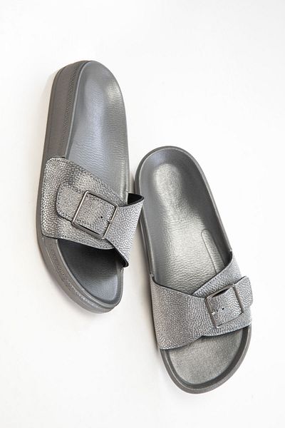SOHO Platinum Matte Women's Slippers 20796