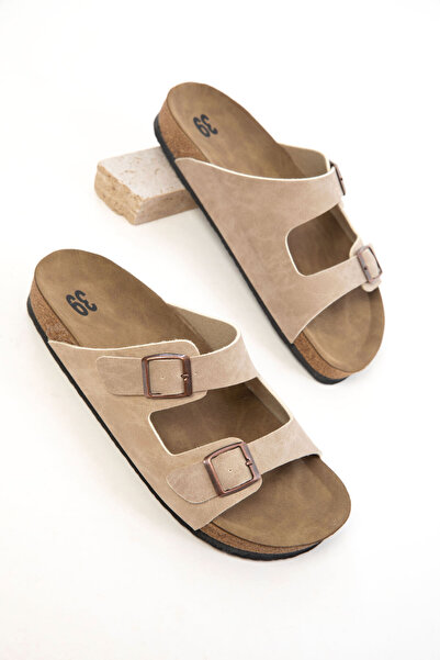 SOHO Μπεζ γυναικείες παντόφλες 17266