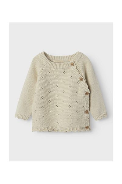 Name it NBFLAGUNA DZIANINOWY SWETER Z DASZKIEM LIL NOOS