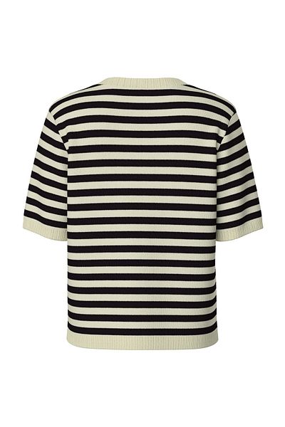 PIECES PCORINA SS STRIPE TRICOT CARDI PWP BC