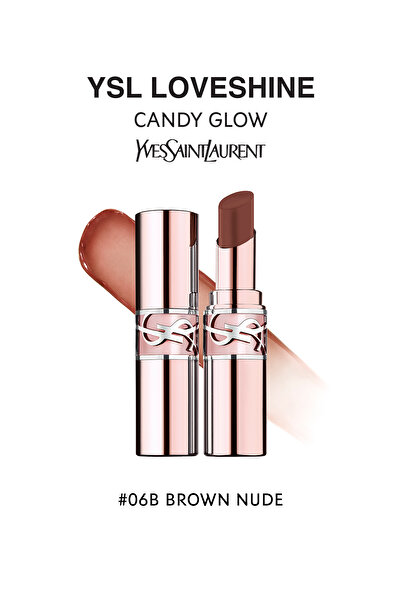 Yves Saint Laurent Loveshine Candy Glow Dudak Balmı 6b - Brown Nude 361427412...