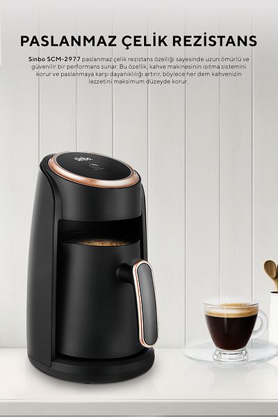 Sinbo ماكينة القهوة التركية الأوتوماتيكية SCM-2977
