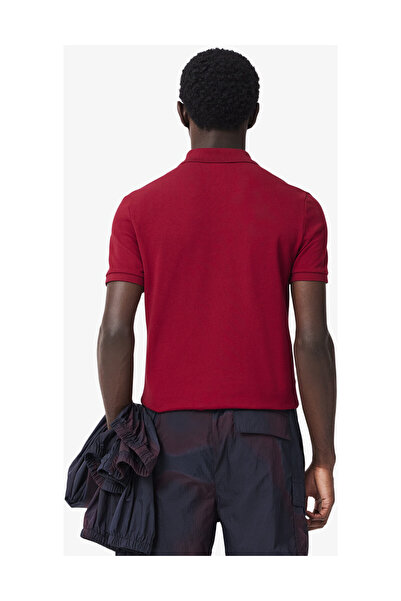 Lacoste Plain Ph4012-00 Chemise Collar Bord-Cotes Short Sleeves