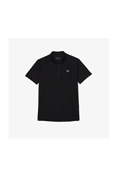 Lacoste Košile s krátkým rukávem a žebrovaným límcem