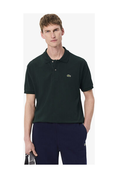 Lacoste POLOS L1212-00 CAMASĂ CU GULER COTON MANȘETE SCURTE