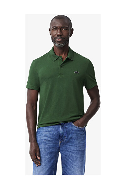 Lacoste POLOS DH5522-00 KOŠELE S LEMOVANÝM KRKEM A KRÁTKÝMI RUKÁVY