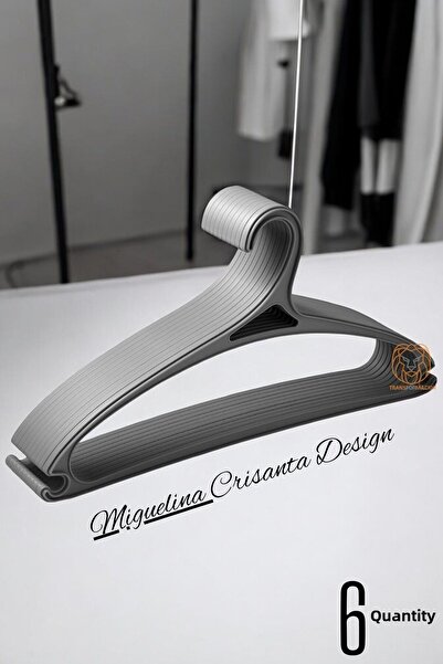 Transformacion Μ. Κρισάντα ΓΚΡΙ 720909   - Σετ κρεμάστρες σχεδίασης 6 τμχ Κρε...