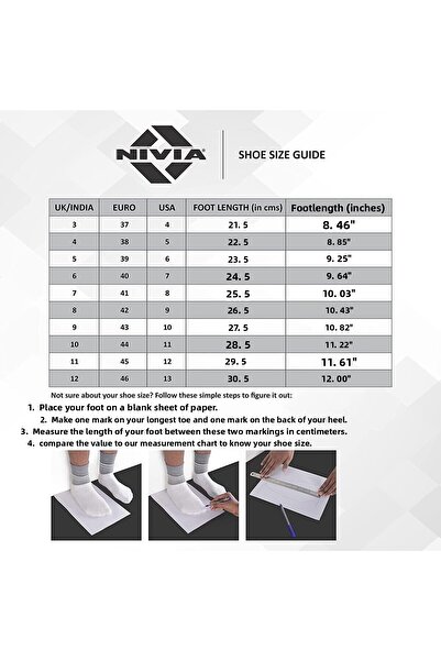 Nivia Hy-court 2.0 Badminton Shoes | Red/black | 3 Uk/4 Us/37 Eu | Non-marking | Court Shoe