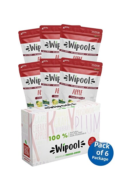 wipool organic discover the healthy life Freeze Dried Apple Chips 6 Pack - Fr...