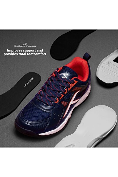 Hundred Raze Non-Marking Professional Badminton Shoes for Men