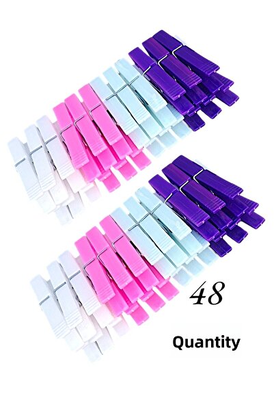 Home 48 قطعة ملقط مزلاج