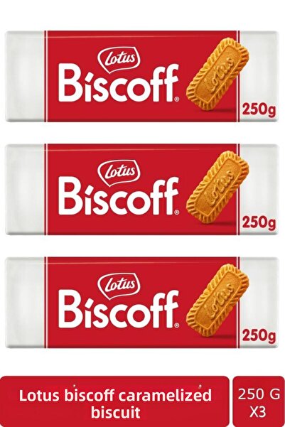 Lotus بسكويت بيسكوف 250 جرام × 3