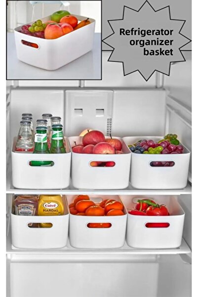 Mutfak Köşesi Freshbox 3 Pieces Closet Organizer - Decorative Storage Box, Bathroom and Kitchen Organizer