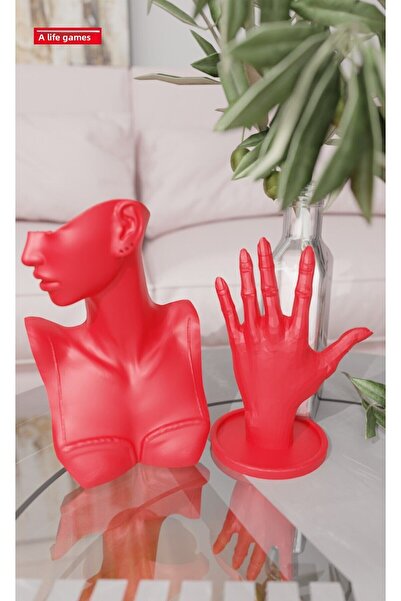 a life in games 21cm Decorative Jewelry & Ring Organizer - Mannequin Display Stand, Stylish Makeup Jewel Necklace Design Exhibition