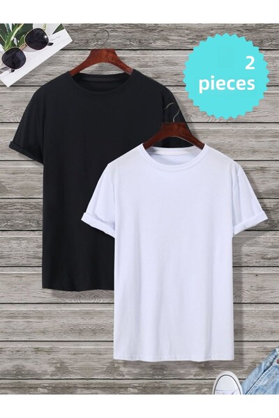 JustBS Μπλουζάκια Unisex 2 τεμαχίων