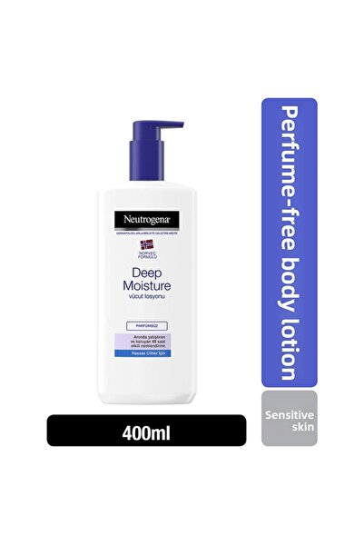Neutrogena 400 مل لوشن الجسم الجاف الحساس والترطيب العميق