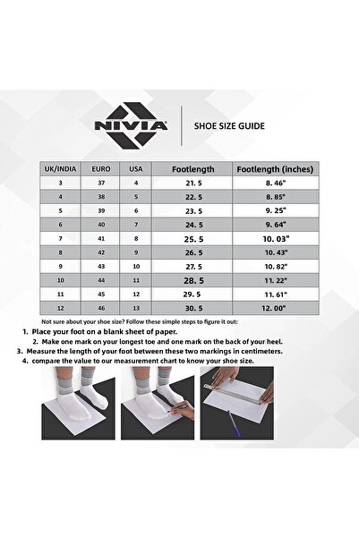 Nivia Airstrike Football Studs (Black, 4 UK/ 5 US / 38 EU) | TPU Synthetic, Moulded Insole