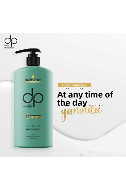 dp Daily Perfection Bio Barrier Shampoo - 24 Hour Moisturization, 2 Pieces 500 ml