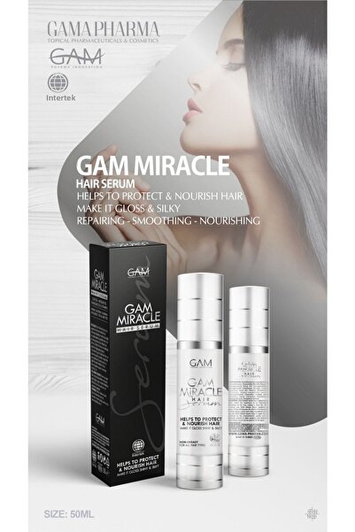 GAM Hair Care Serum Nourishes and Protects Hair Helps Repair Damaged Hair Contains Vitamin E