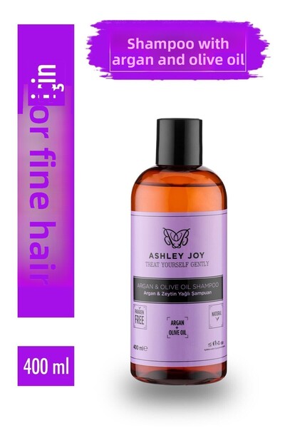 Ashley Argan & Olive Oil Non-Heavy Care Shampoo for Fine Hair 400 ml