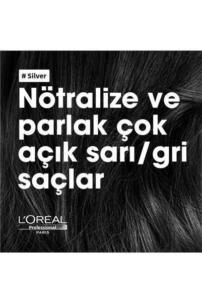 L'oreal Professionnel موازن اللون الفضي الخبير - للشعر الأشقر الفاتح جدًا والرمادي والأبيض