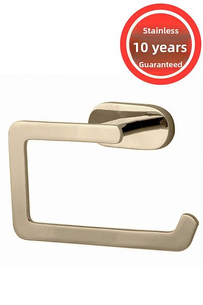 ÇELİK BANYO Gold Gold Stainless Brass Peak Toilet Paper Holder