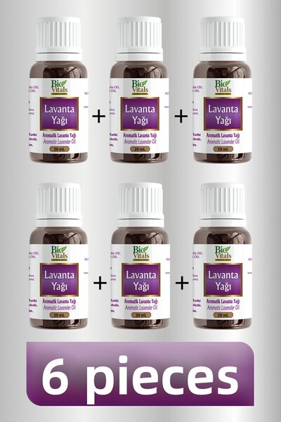 Bio Vitals زيت اللافندر - 20 مل، 6 قطع