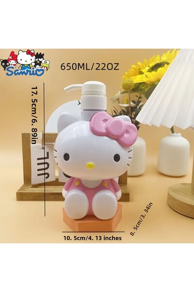 BABUN Sanrio Character Kuromi Figure Soap Dispenser for Children Children's S...
