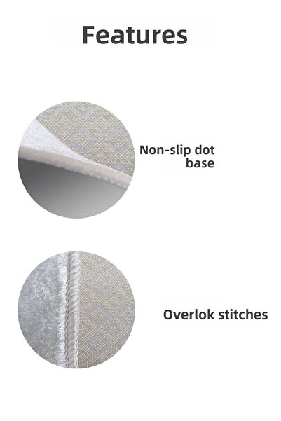 ComfortCo Non-slip Base - Bathroom and Shower Cabin Front with Washable Mat (26)