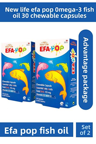 New Life Newlife Efa - Pop 30 كبسولة*2 قطعة Skt: 10/2022