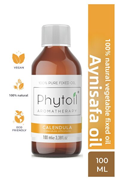 phytoil Organic Calendula Oil – Calendula Oil 100% Natural Herbal Fixed Oil 1...