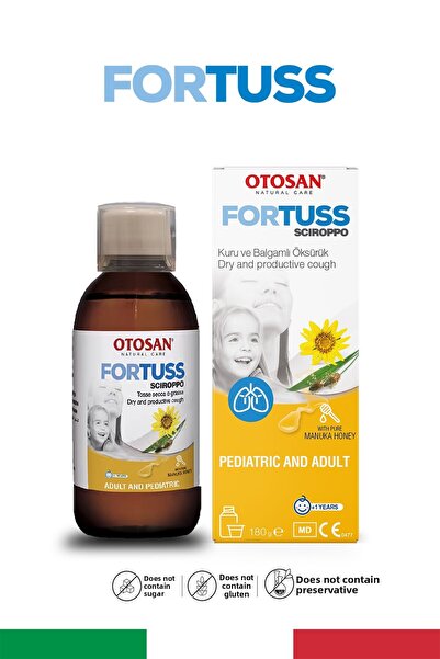 OTOSAN SRL فورتوس شراب السعال 180 جرام