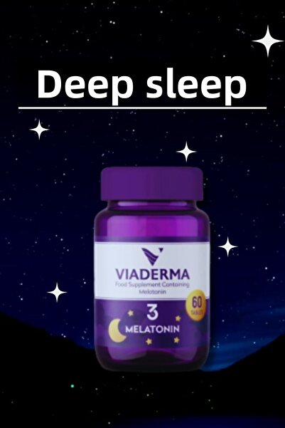 Viaderma Melatonin 3 Mg - 60 Tablets