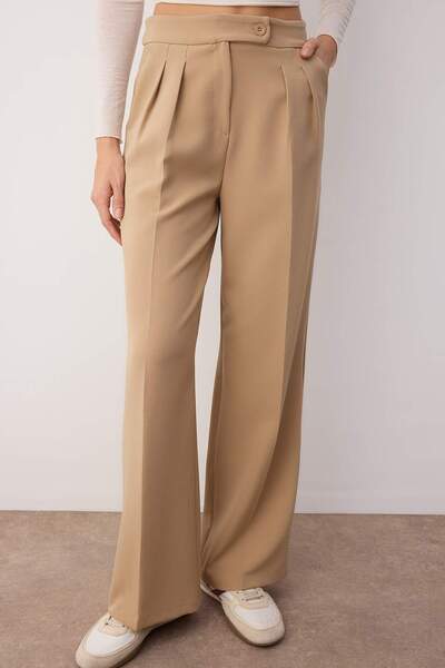 Trendyol Collection Norkové tkané kalhoty s širokým pasem - Twoaw22Pl0066