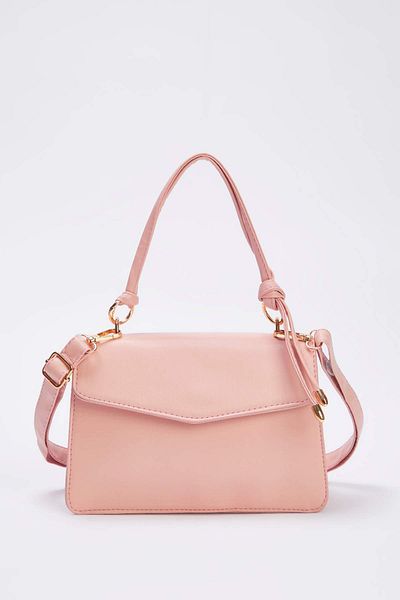 TRENDYOL SHOES Rosa Crossbody Mini City Schultertasche TAKSS25OC00007