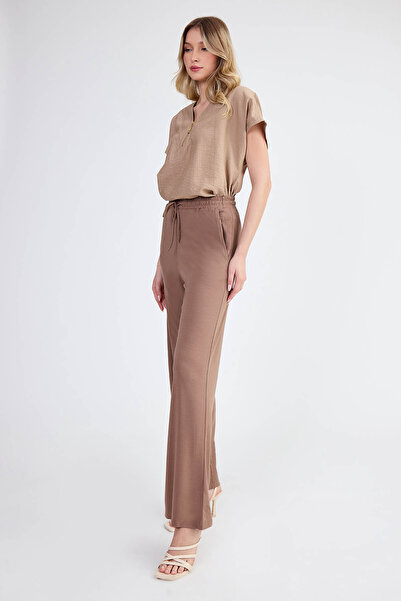 Vitrin Beli Lastikli Modal Eşofman Pantolon