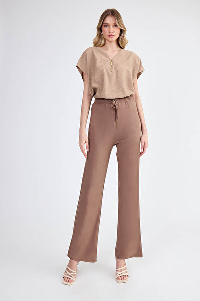 Vitrin Beli Lastikli Modal Eşofman Pantolon