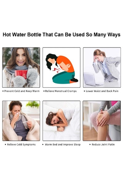 Prime by Javaudan Electric Hot Water Bag for Pain Relief