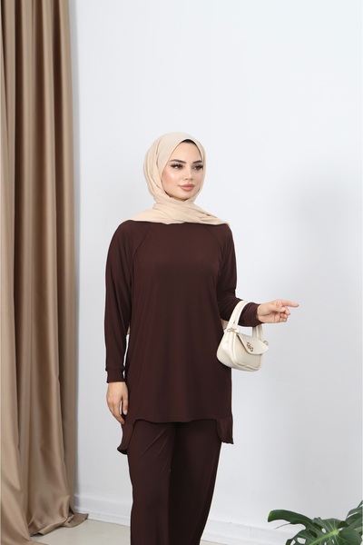 NİSUM MODA Σετ φαρδύ πανί