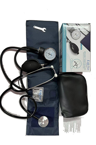 Life Net Medikal Mekanik Tansiyon Aleti Manuel Stetoskoplu Tansiyon Ölçüm Cihazı SC-012