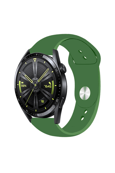 Tagomoon Huawei Watch Gt 3 46mm Uyumlu Yumuşak Dokulu Silikon Kordon Kayış