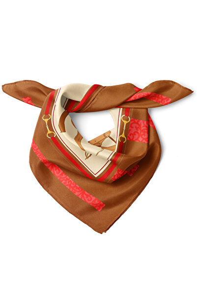 nehir eşarp At Desen Fular Bandana 50x50 Cm