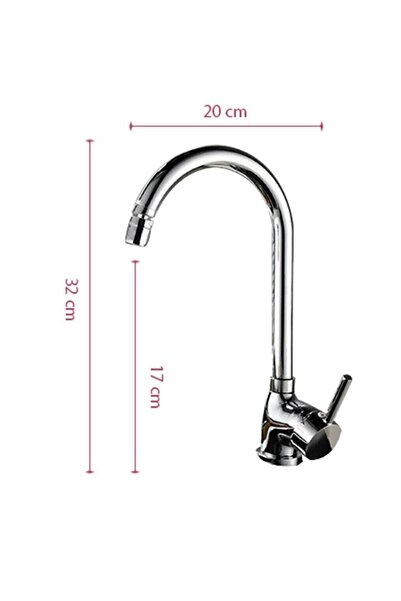 VENİTA Venita Brass 360° Kitchen Sink Faucet with Movable Head