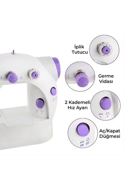 Maxi Life Mini Pedallı Sewing Ev Tipi Dikiş Makinesi