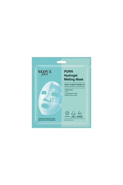 Dermal Pdrn Melting Mask Moisturizing Skin Repair Transparent Gel Mask 34 Gr and Eye Mask Rose 4 Gr.