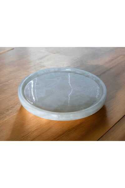 Concept ONYX by CEHRELI Natural Stone Onyx Marble Presentation Tray